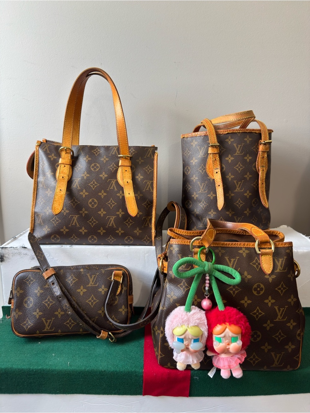 Authentic !Louis Vuitton Brown Monogram Canvas Tote Bag 💼👜👛